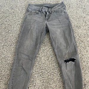 Grey ripped Skinny Jeans